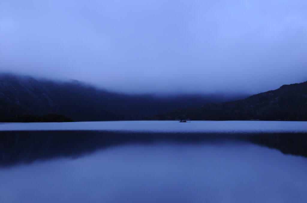 Crater Lake in Tasmania, courtesy of Peter Meyer